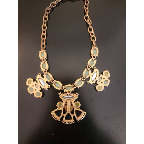 J. CREW y2k statement necklace  faux gems - Picture 2 of 8